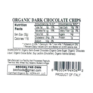 Organic Dark Chocolate Chips