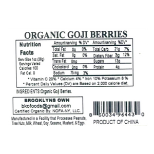 Organic Goji Berries