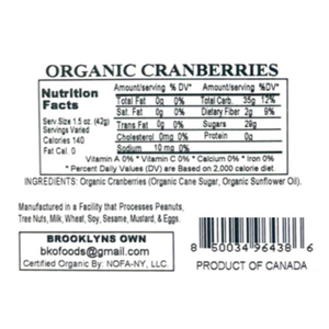 Organic Dried Cranberries