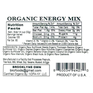 Organic Energy Mix