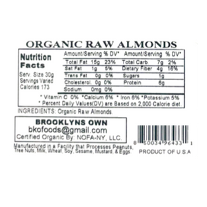 Organic Raw Almonds